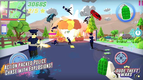 dude theft wars mod apk