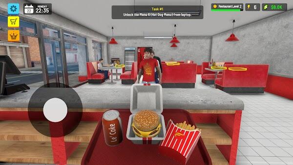 burger station simulator 3d mod apk