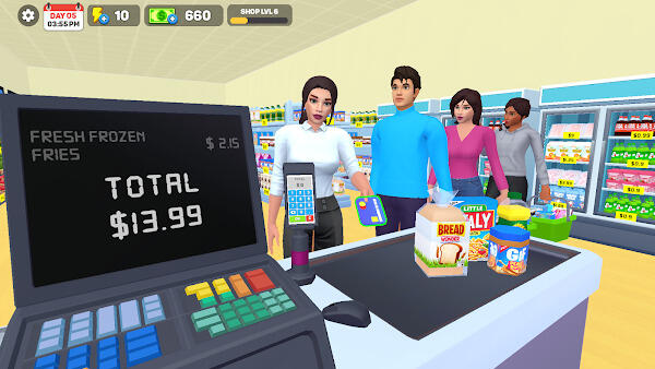 my supermarket simulator 3d mod apk download